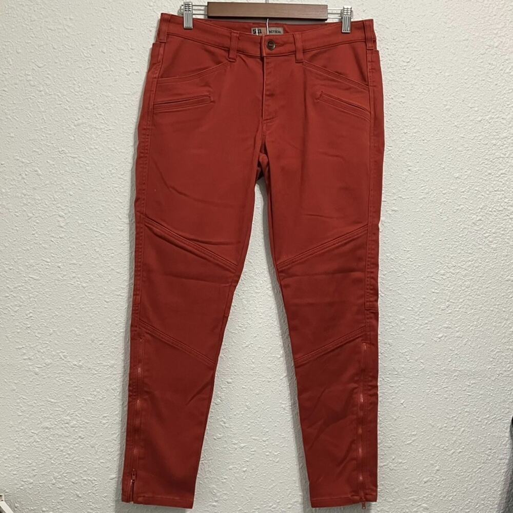 5.11 Tactical Women's Wyldcat Pants Rosewood Rust Sz 10 Utility Workwear Stretch